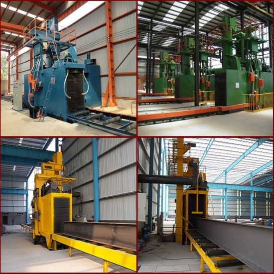 Steel Structure Shot Blasting Machine, Paint Preparation