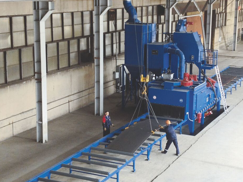 Through Conveyor Shot Blasting Machine