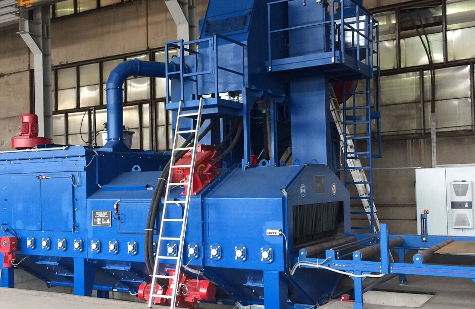 Through Conveyor Shot Blasting Machine