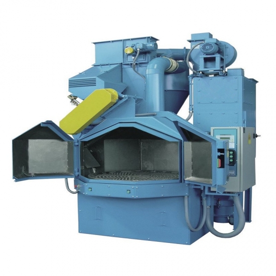 Rotary Table Shot Blasting Machine, For Metal Polishing