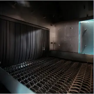 Belt Shot Blasting Machine, with Metal Wire Mesh Conveyor