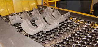 Belt Shot Blasting Machine, with Metal Wire Mesh Conveyor
