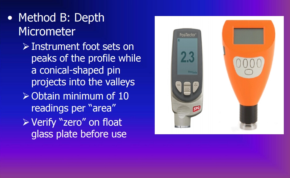 Measuring Surface Profile Method B