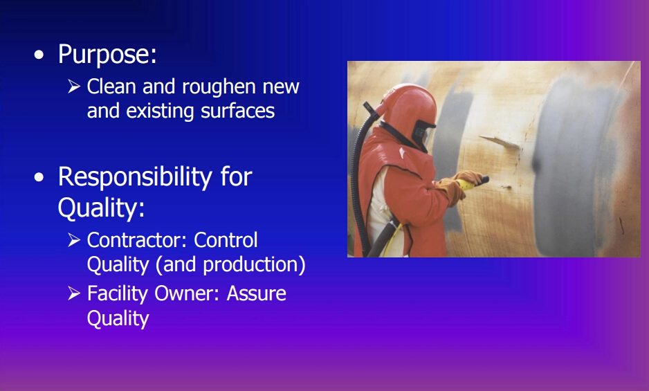 Overview Of Dry Abrasive Blast Cleaning Operations