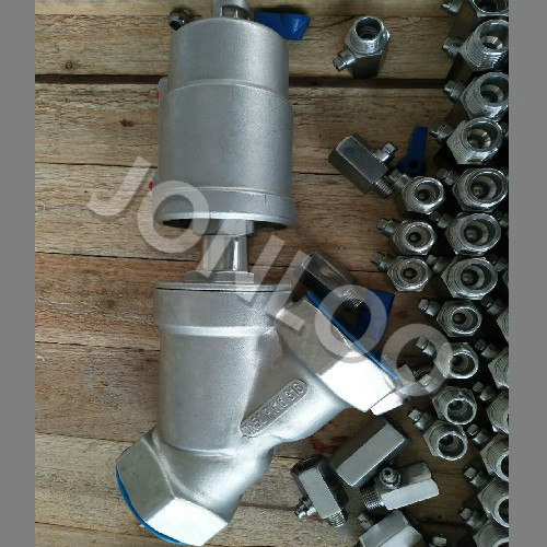 Stainless Steel Angle Valve DN 50 PN 16 NPT