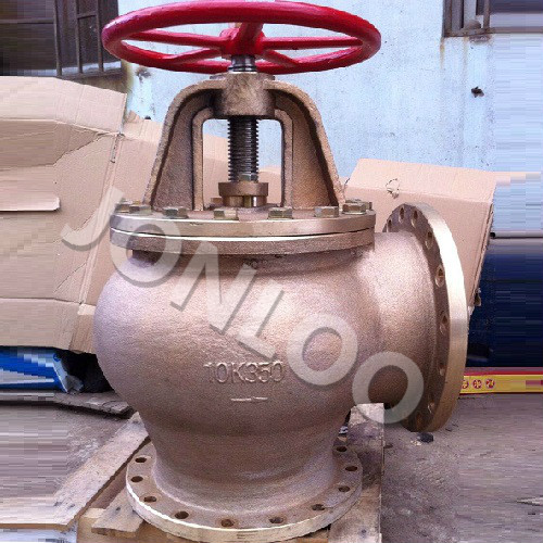 Marine Bronze Angle Valve JIS10K  DN350  F7302