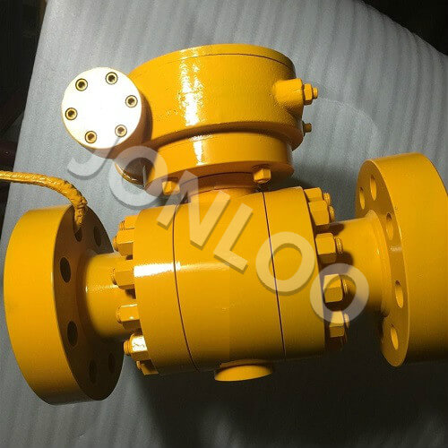 Forged Steel Ball Valve for Natural Gas Pipeline 2500LB Flange ends