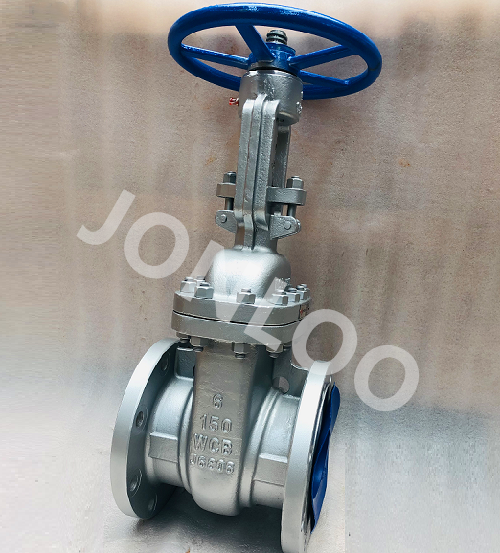 6 Inch Gate Valve API 600 150 LB RF A216 WCB Material BB OS&Y