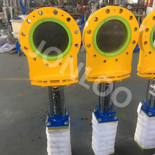 High Abrasion-resistant PU Lined Knife Gate Valve for mining