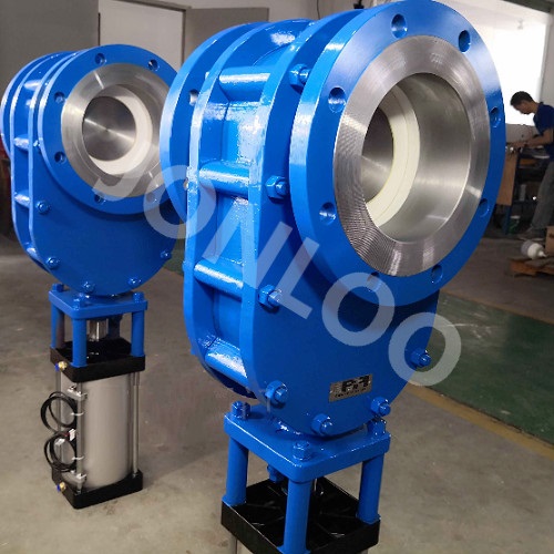 Pneumatic Actuator Ceramic Twin Disc Gate Valve