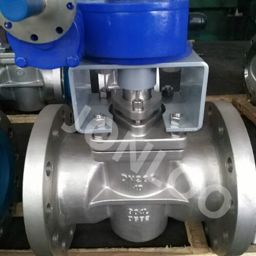 Jacketed Plug Valve SS904L DN 200 PN 40