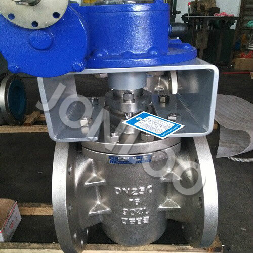 Stainless Steel Sleeved Plug Valve DN250 PN16 SS904L