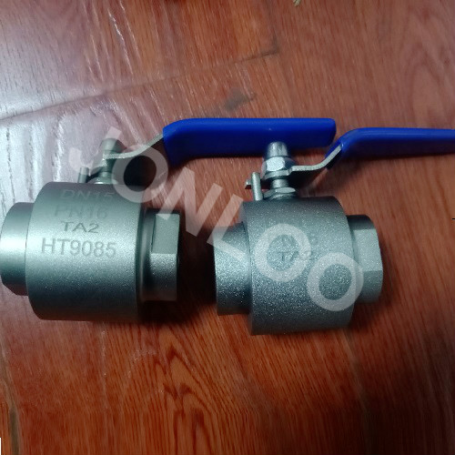 TA2 Ball Valve Threaded ends with Lever