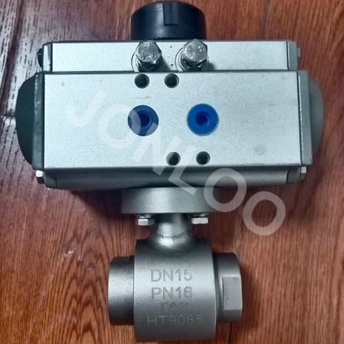 Titanium Ball Valve with Pneumatic Actuator