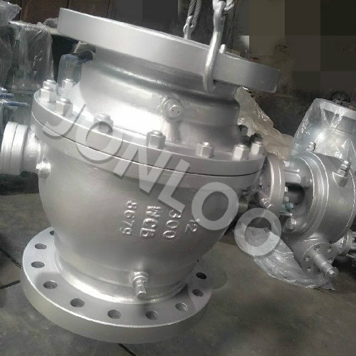 Trunnion Mounted Ball Valve 300LB 12 INCH API 6D With Gear