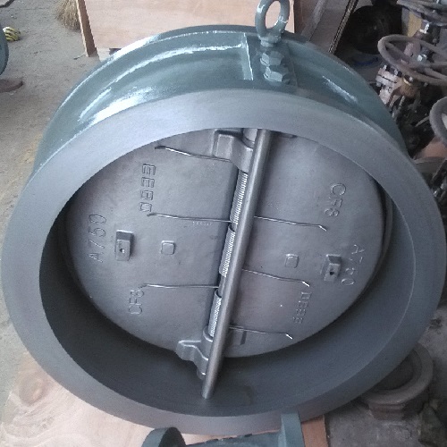 A216 WCB Wafer Check Valve 8 Inch 150 LB Spring Loaded