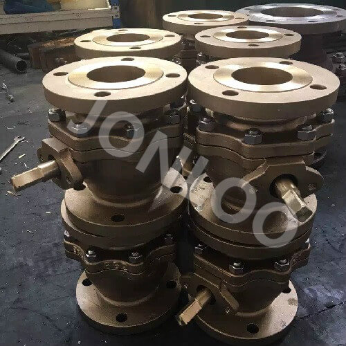C95800 Bronze Ball Valve Floating Type 2-piece Split Body