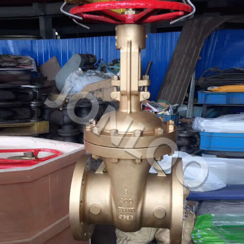 Bronze Flanged Gate Valve C95800 8 INCH 300 LB Handwheel Operator