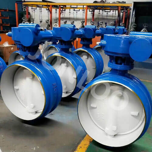 Butt Weld Butterfly Valve PN 25 DN 800 A 216 WCB Body and Disc