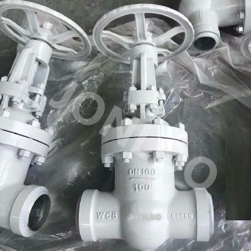 Butt Weld Gate Valve PN100 DN100 WCB  Handwheel