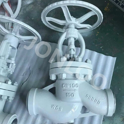 Butt Weld Globe Valve PN100 DN100 WCB Handwheel