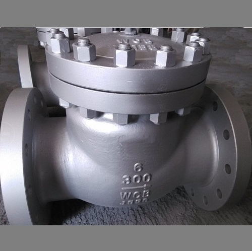 Carbon Steel Flanged Check Valve 6 Inch 300 LB Swing Type