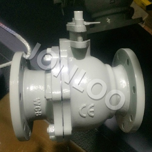 DIN Ball Valve RF PN16 DN125  A216 WCB  SS304 Ball  PTFE Seat