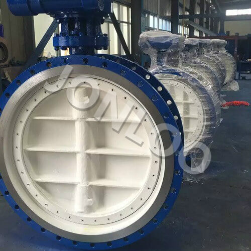 Double Eccentric Butterfly Valve 10 inch A216WCB RF