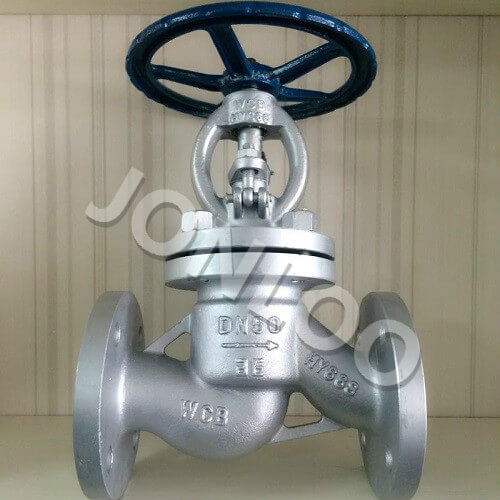 Flanged Globe Valve DN50 PN25 A216 WCB Body 13Cr Seat CE Certified