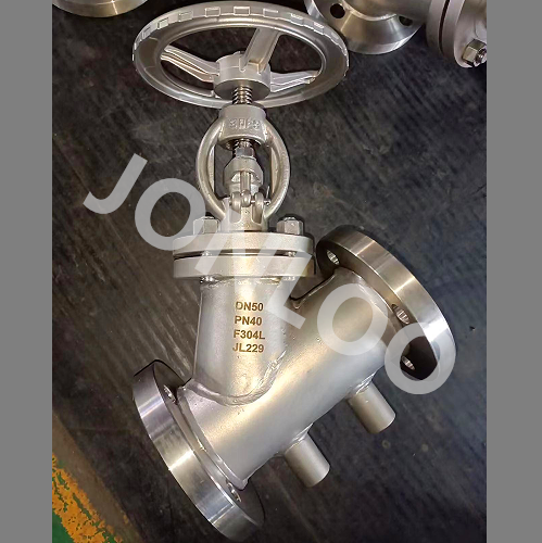 Y Type Jacketed Globe Valve