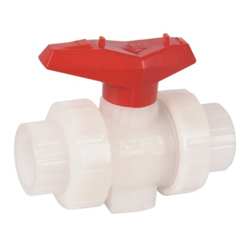 PVDF Socket Double Union Ball Valve Chemical Valve Plastic Valve