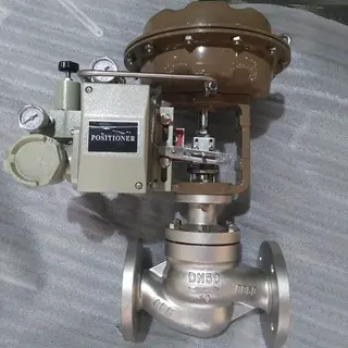 Control Valve Globe Type with Positioner for Our Client