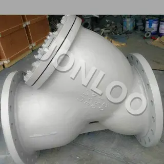 Y  Strainer 20 Inch 150LB  RF A 216 WCB Body SS304 Screen  1/8 Inch Orifice