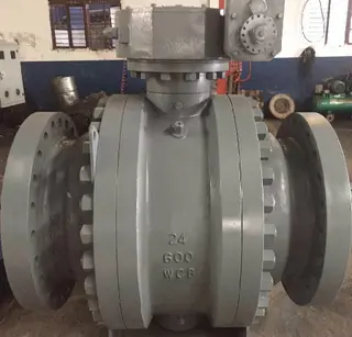 24inch 600LB Ball Valve with Trunnion Mounted Ball  at Full Port  Required by Our Customer for Oil and Gas Application