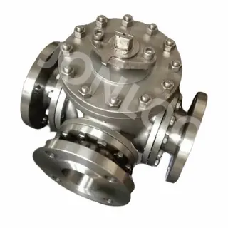 3-Way Flanged Ball Valve 5 inch 300LB RF A351 CF8M