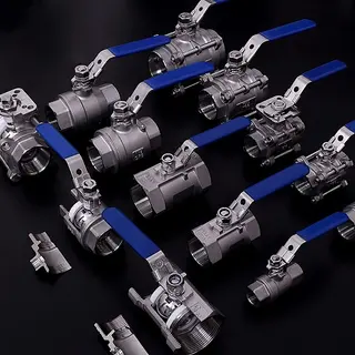 Threaded Ball Valve 1 inch 2000psi A351 CF8M API 6D