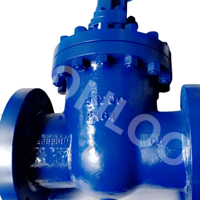 Solid Wedge Gate Valve A217 C5 PN64 DN200 DIN Standard