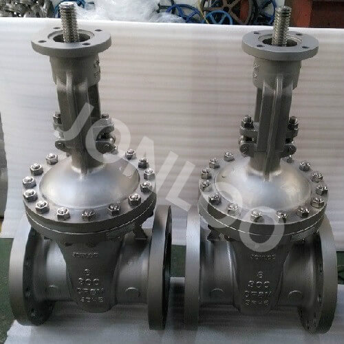 Stainless Steel Gate Valve 8 inch 300 LB Bare Stem for AUMA Actuator
