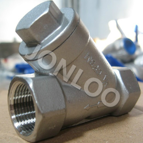 Threaded Y strainer Filter 1 inch 800PSI A351 CF8M