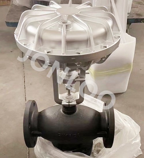 3-Way Control Valve with Pneumatic Actuator