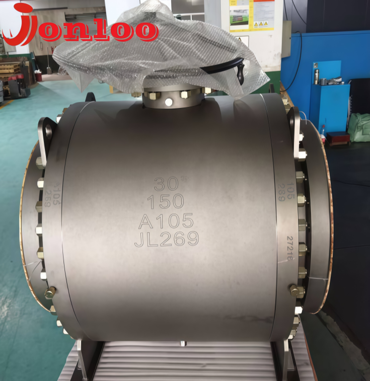 Jonloo Delivers 30" Class 150 A105 Trunnion‑Mounted Ball Valve for Energy Projects