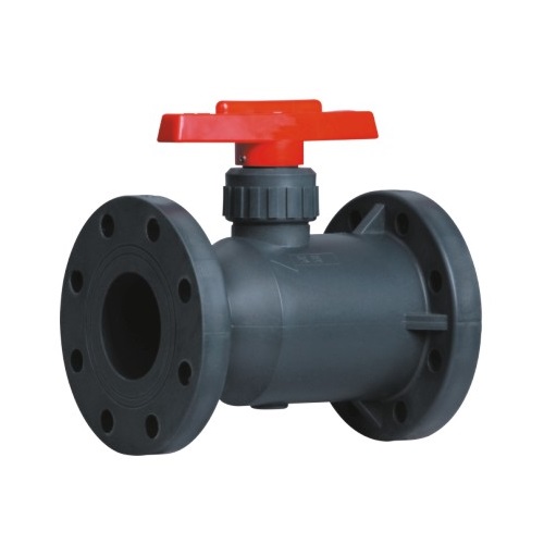 Best Quality RPP Flanged Ball Valve Chemical Valve Plastic Valve