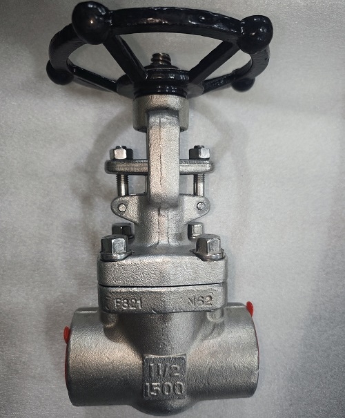 11/2inch class 1500 F321 Forged Steel Gate Valve, Socket‑Weld End API 602 Handwheel Operated
