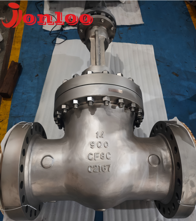 JONLOO Successfully Manufactures Heavy‑Duty 14‑Inch Class 900 CF8C Gear‑Operated Gate Valve for Demanding Industrial Applications