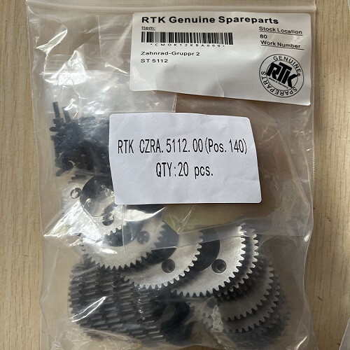 Spare Parts Gear wheel RTK CZRA.5112.00