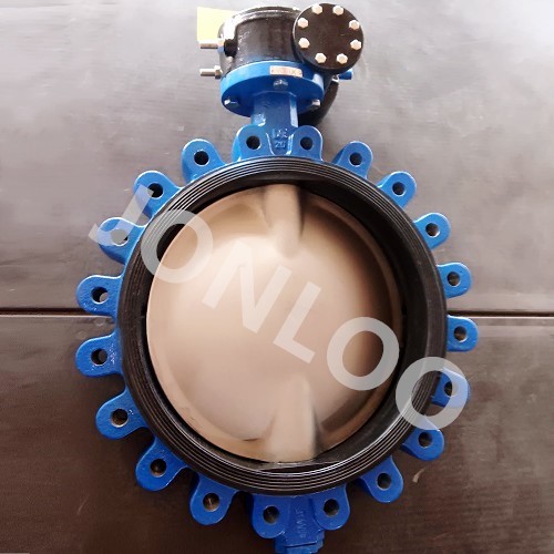 LUGGED TYPE  BUTTERFLY VALVE 20INCH 150LB DI BODY SS DISC