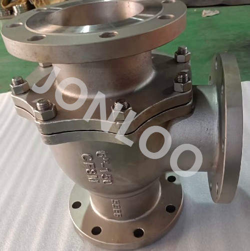 L Type Three Way Ball Valve CF8M 150LB 6INCH API6D