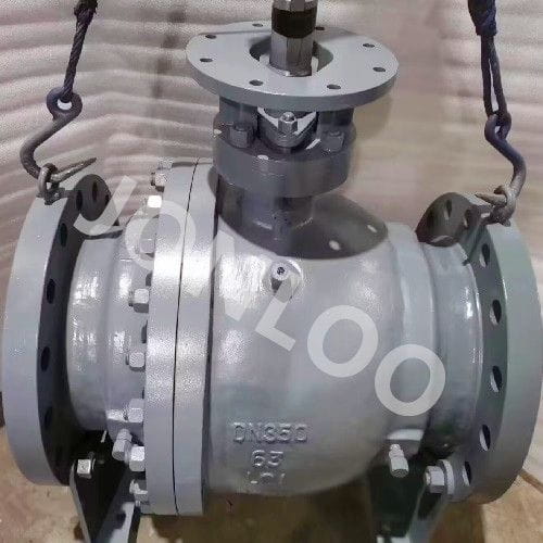 Ball Valve PN63 DN350 Low Temp Carbon Steel A352 Grade LC1