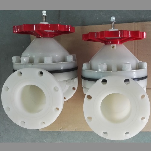 PVDF Diaphragm Valve 4 Inch 150 LB FF