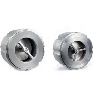 Single Disc Spring Loaded Wafer Check Valve